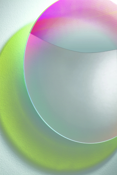 SHIMMER - Round wall-mounted mirror by Glas Italia - view 3